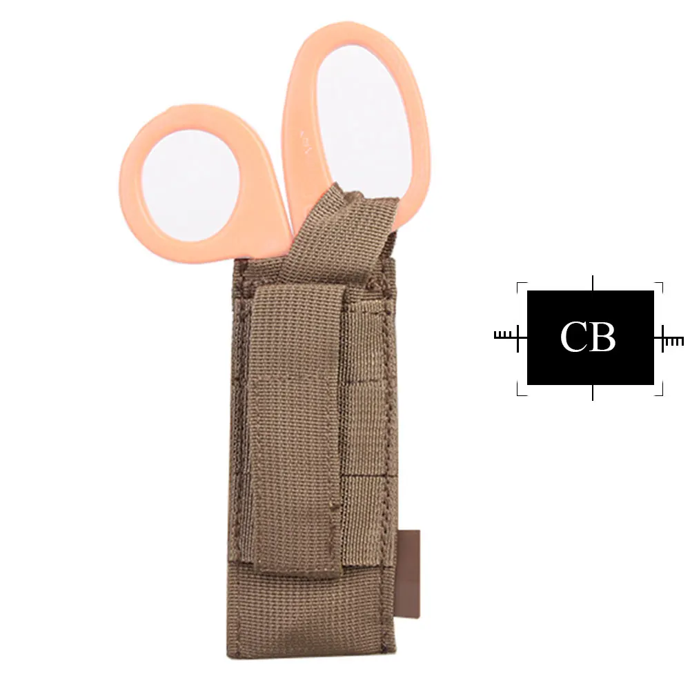 EMERSONGEAR сумка для ножниц держатель ножниц Тактическая Molle сумка для ножниц страйкбол военная Боевая сумка мультикам черный EM6367