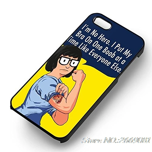 Зуб Белчер Цитаты мобильный телефон дело чехол для iPhone 4S 5S 5C 6 S Плюс 7 Samsung Galaxy Note3