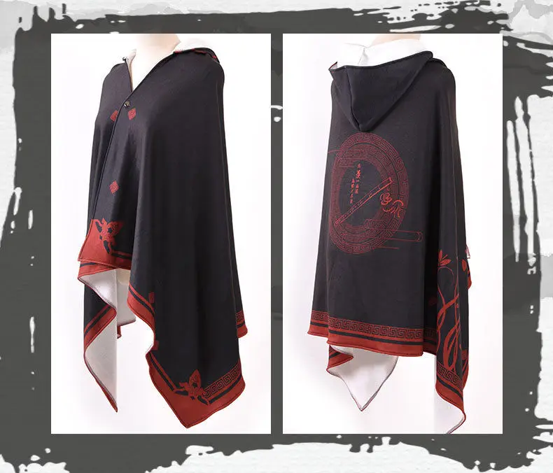 Новинка Аниме Grandmaster of Demonic Culture Lan Wangji Wei Wuxian BL костюмы для косплея плащ пальто