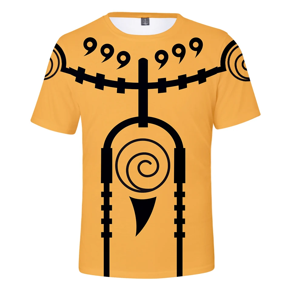 Одежда &quotНаруто&quot Uzumaki Naruto cos модная летняя футболка с короткими рукавами на