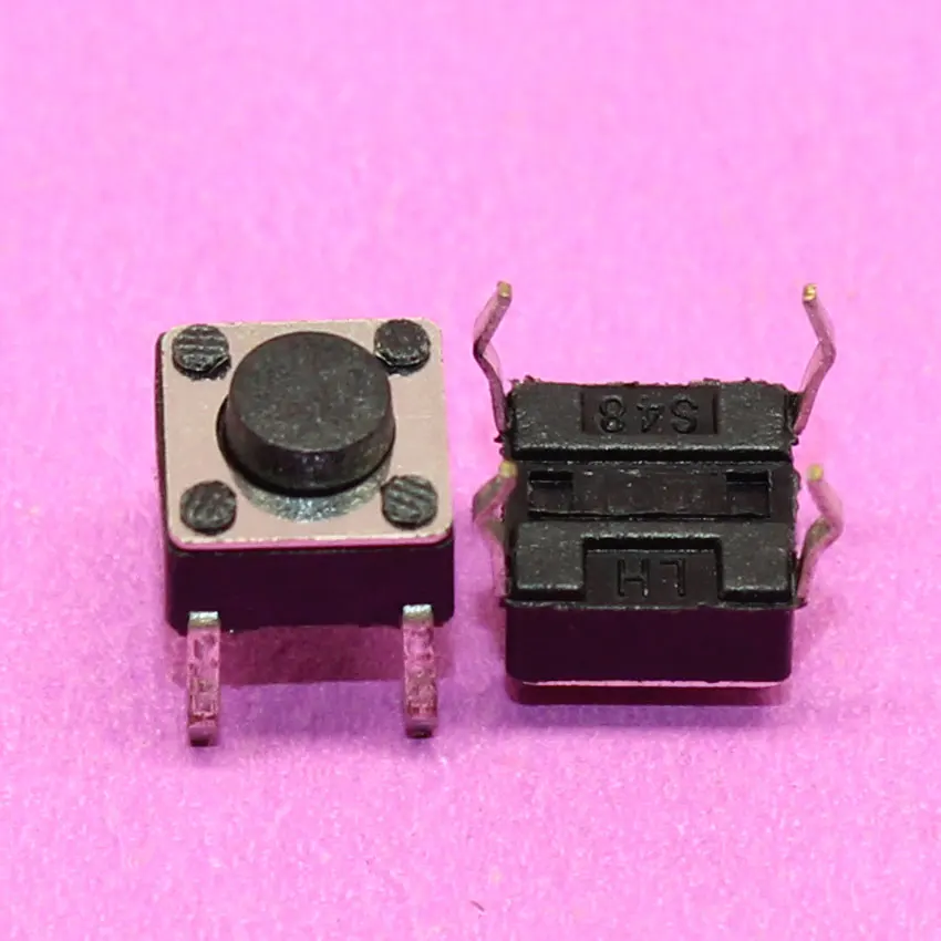 Cltgzdd 1 ~ 100 шт 4pin 6*6*4 3 мм панель PCB мгновенный тактильный Такт Кнопка Микро