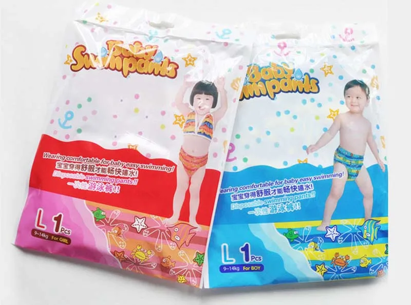 Baby Swim Disposable Diapers Panties Adjustable Waterproof Cloth Swimming Pant Boys Girls Leakproof Nappies Pool Trunks