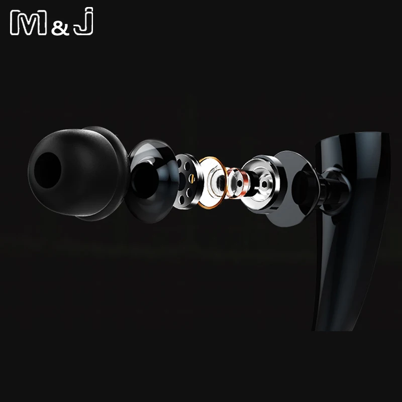 M &amp J J6 магнитное Спортивное ожерелье беспроводные Bluetooth наушники Стерео