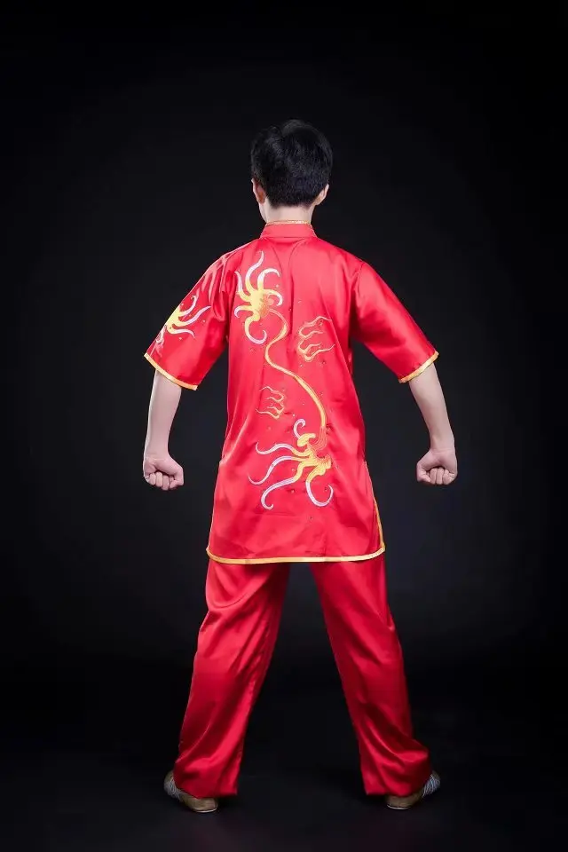 Фото Униформа для соревнований по боевым искусствам wushu taichi одежда тайцзи, одежда с вышивкой для кунг-фу, Наньцюань таолу №2
