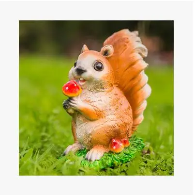 

Creative little squirrel crafts, simulation of the animal is a birthday gift home accessories