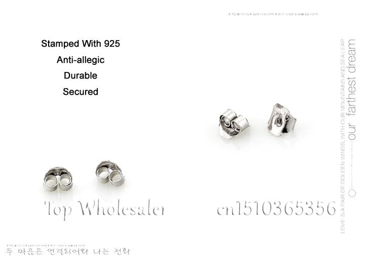 Серьги подвески из 100% серебра 925 пробы с подвеской бабочкой аксессуары логотипом