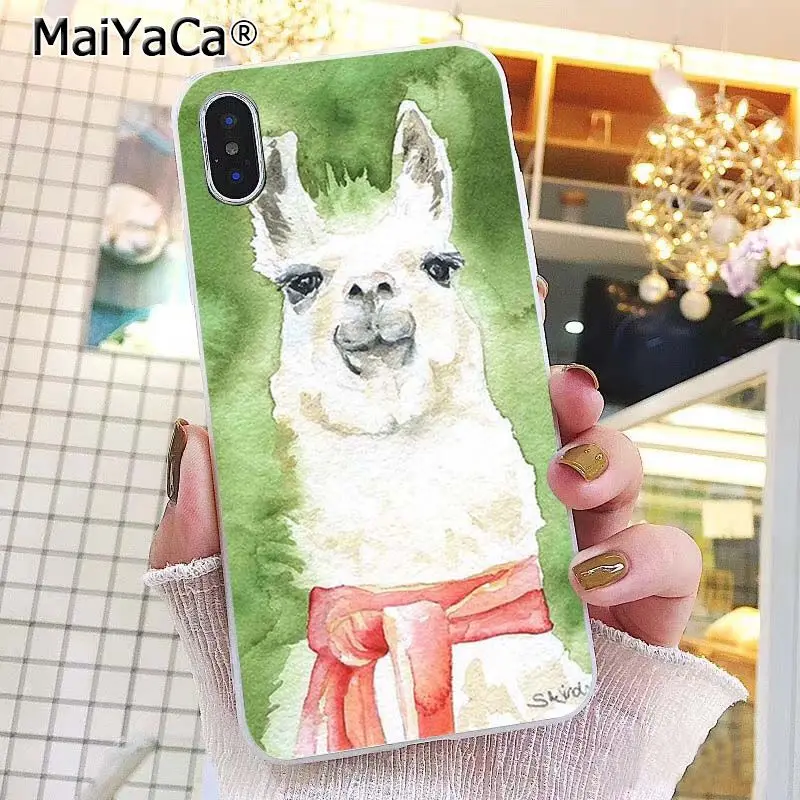 Чехол для телефона с ламой и альпаками iphone 12 11 pro MAX 8 7 6 6S Plus X XS 5 5S SE XR 10 Capa|Бамперы| |
