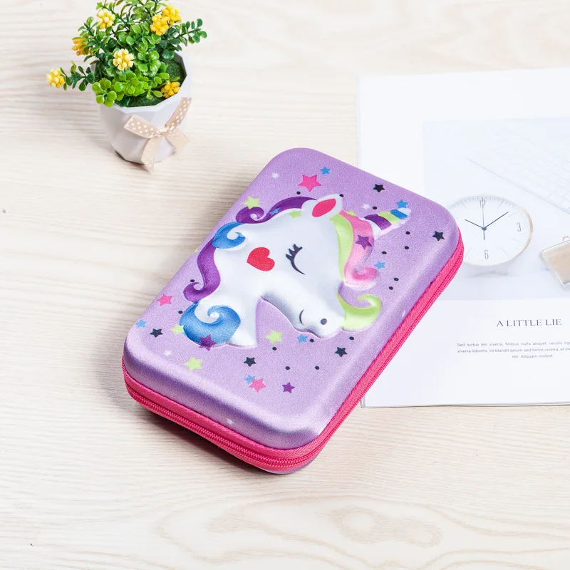 Автомобильный Карандаш Чехол Единорог пенал Kawaii estuche escolar большие школьные принадлежности пенал kalem kutusu