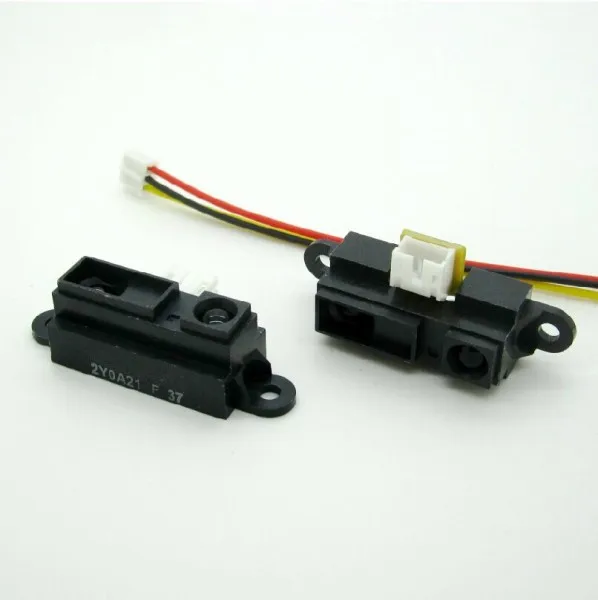 

10 шт./лот GP2Y0A21YK0F 100% новый 2Y0A21 10-80 см инфракрасный датчик расстояния (включая провода)