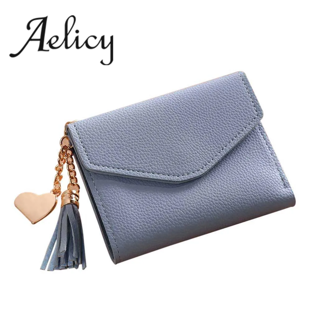 Aelicy Роскошный кошелек с кисточками модный дизайнерский однотонные стандартные