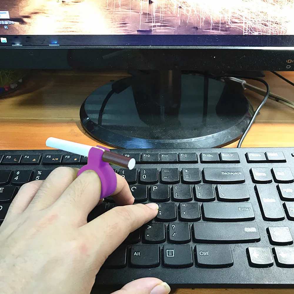 Держатель для сигарет силиконовый стеллаж курительных колец креативный подарок