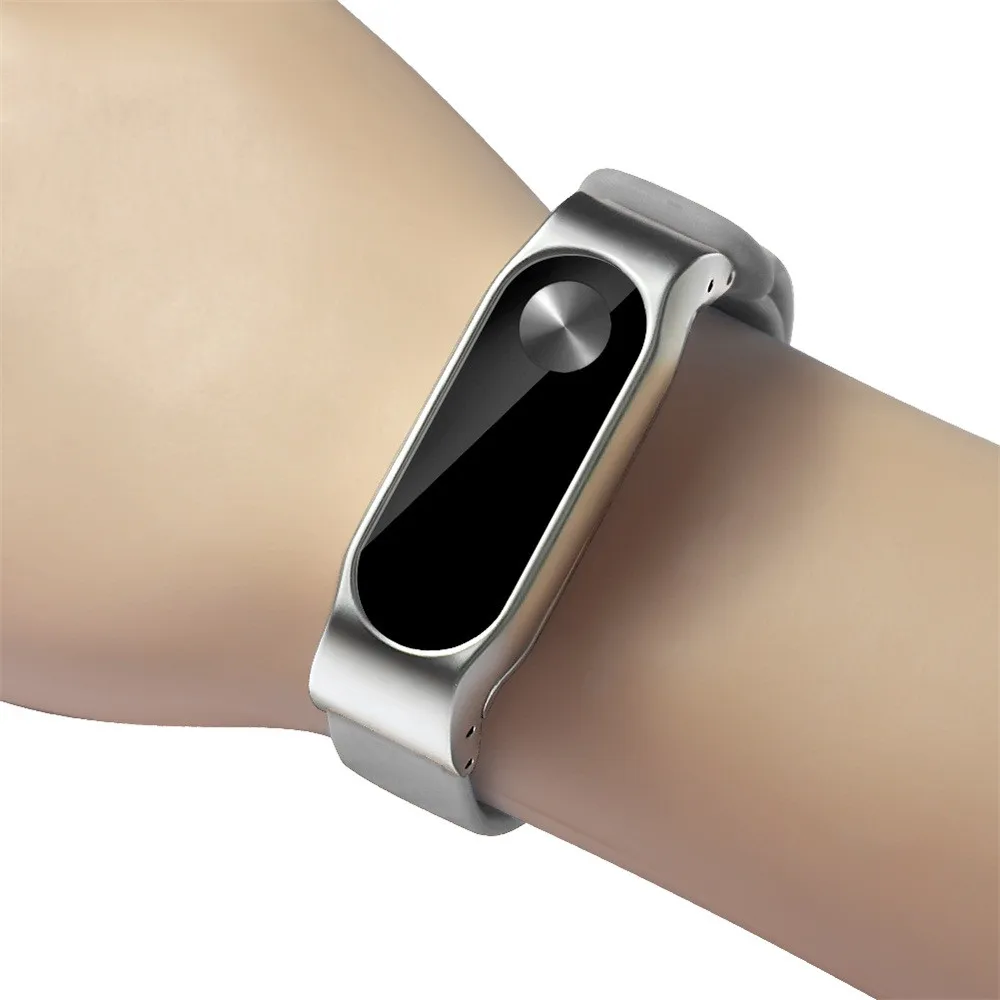 Мода ТПЭ Карбон дизайн спортивный ремешок замена Браслет для Xiaomi Mi Band 2 jiu12 Профессиональный Oct2