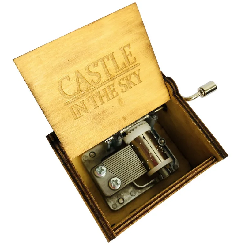 2019 творческая антикварная резная деревянная игра престолов музыкальная