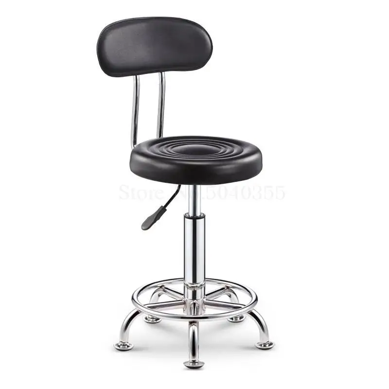 Bar stool bar chair rotating lift back home high stool round stool fashion creative beauty stool swivel chair - Цвет: unit cm 4