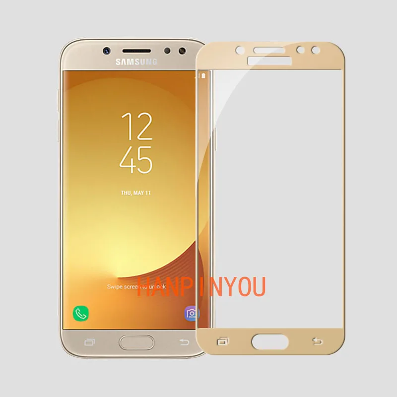 Для Samsung Galaxy J5 (2017) J530/J5 Pro Полное покрытие закаленное стекло Защита экрана Ультра