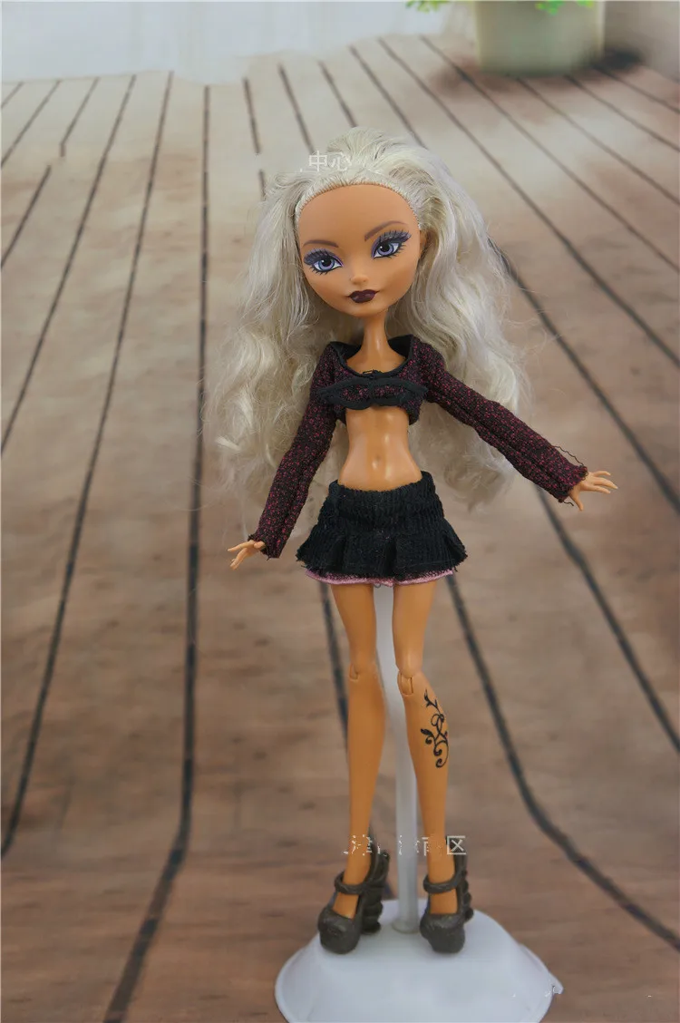 Модная детская кукла bjd, аксессуары, игрушки, подарок для девочек, Одежда для куклы, праздничное платье, повседневный костюм, для кукол Monster High, 1/6 113