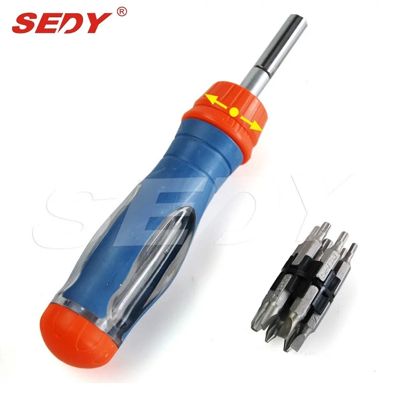 SEDY 12 в 1 отвертка Набор бит и мульти Tool Kit усилила ручка|set gloss|set tanksets |