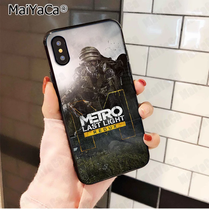 Ультратонкий чехол для телефона MaiYaCa Game Metro 2033 с мультяшным рисунком Apple iphone 11 pro 8 7