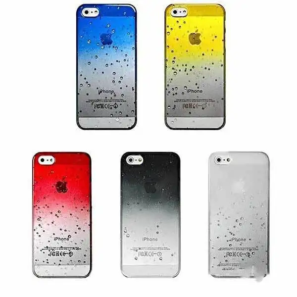 Decathlete Raindrop Grain Pattern PC Protector Case Cover For iPhone 5 5S |