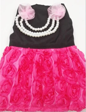 Симпатичный дизайн платье для щенка летняя одежда собаки свадебное в стиле