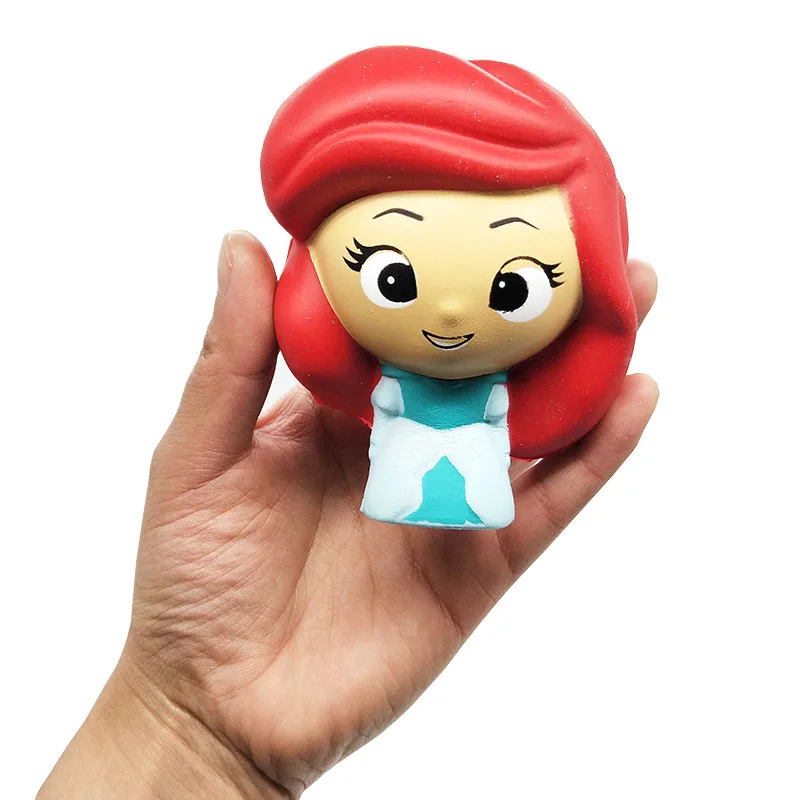 Супер герой мягкий каваи Jumbo мультфильм принцесса девочка медленно поднимающийся торт Единорог Ароматические антистрессовые игрушки для детей