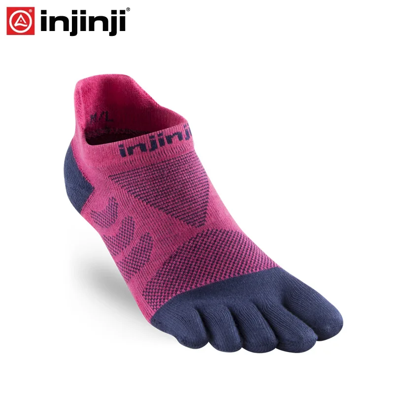 Женские носки с пятью пальцами Injinji ультра беговые без показа Coolmax 2019|Носки для