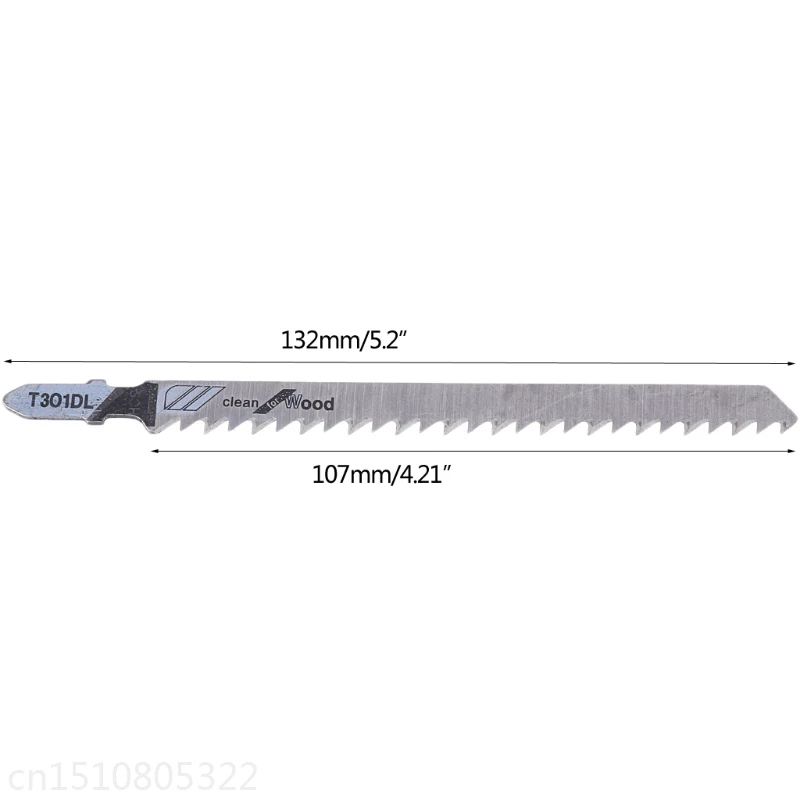 5 шт. T301DL HCS Т хвостовик джиг пилы Набор 132 мм &quot6 TPI Чистая для дерева|blade set|saw blade setjig