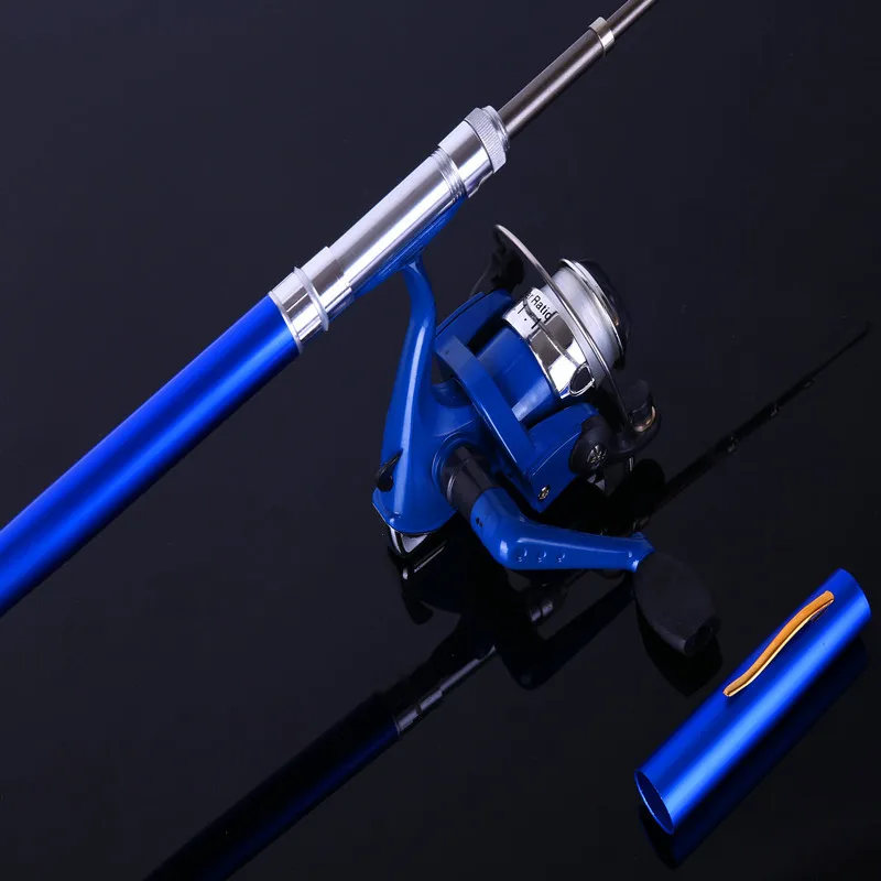 Новый! Мини телескопический лед удочку 96 см портативный алюминиевого сплава