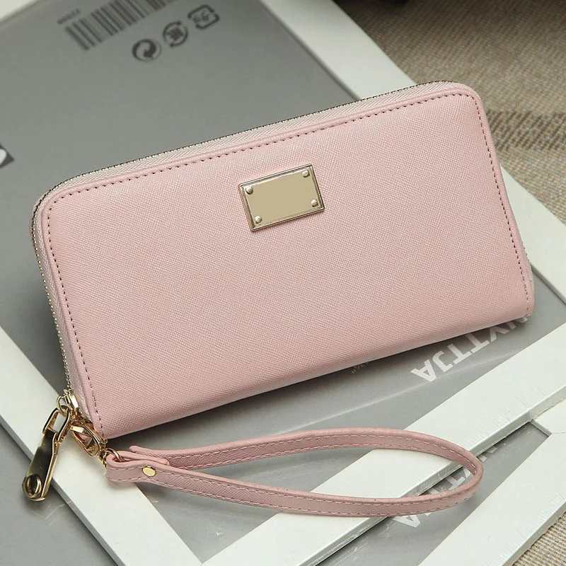 Фото Женские кошельки и искусственная кожа на молнии с ремешком 2020 purse zipper women fashion Женские кошельки и искусственная кожа на молнии с ремешком 2020 purse zipper women fashion