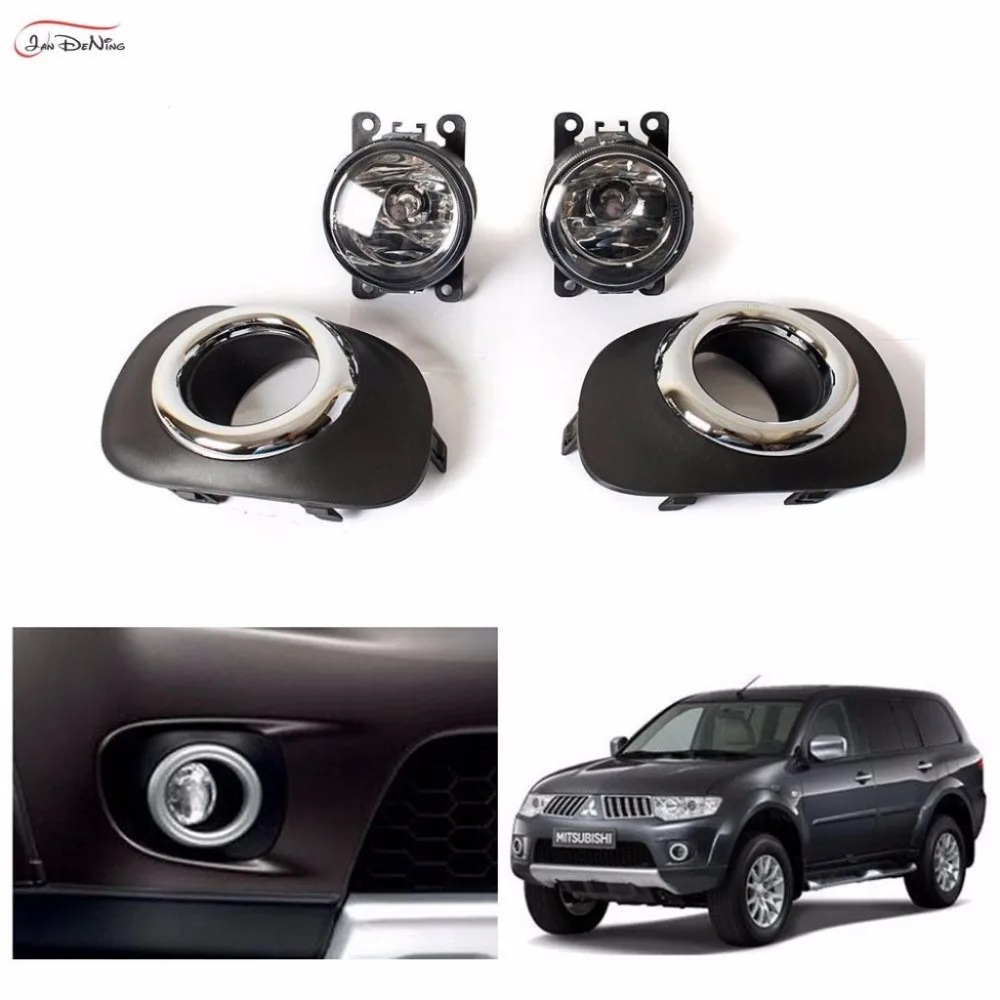 Автомобильные противотуманные фары JanDeNing для MITSUBISHI Pajero SPORT 2010 ~ 2014 Прозрачная