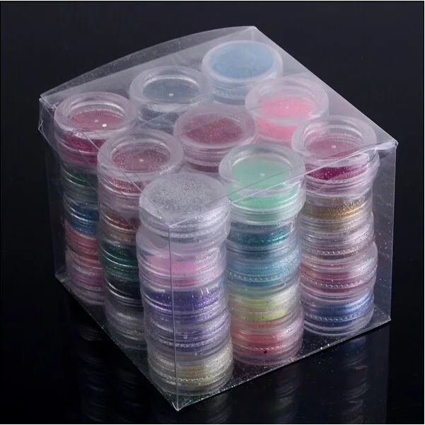 45Pcs Sale Colors Glitter Shiny Nail Art Powder Dust Decoration Many Colours!! I Recommend This for Sure DIY Your Color | Красота и