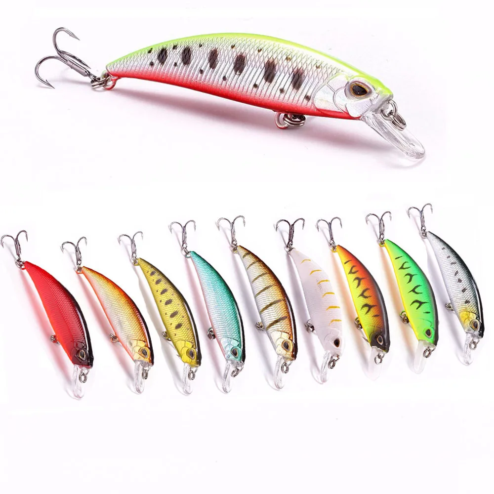 1 шт. 8 см/9 3g жесткий реалистичные приманки Minnow для ловли рыбы искусственные