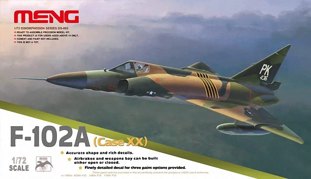 Набор для сборки чехлов Meng F 102A XX создания моделей с 1/72 шкалами DS 005|Наборы моделей|