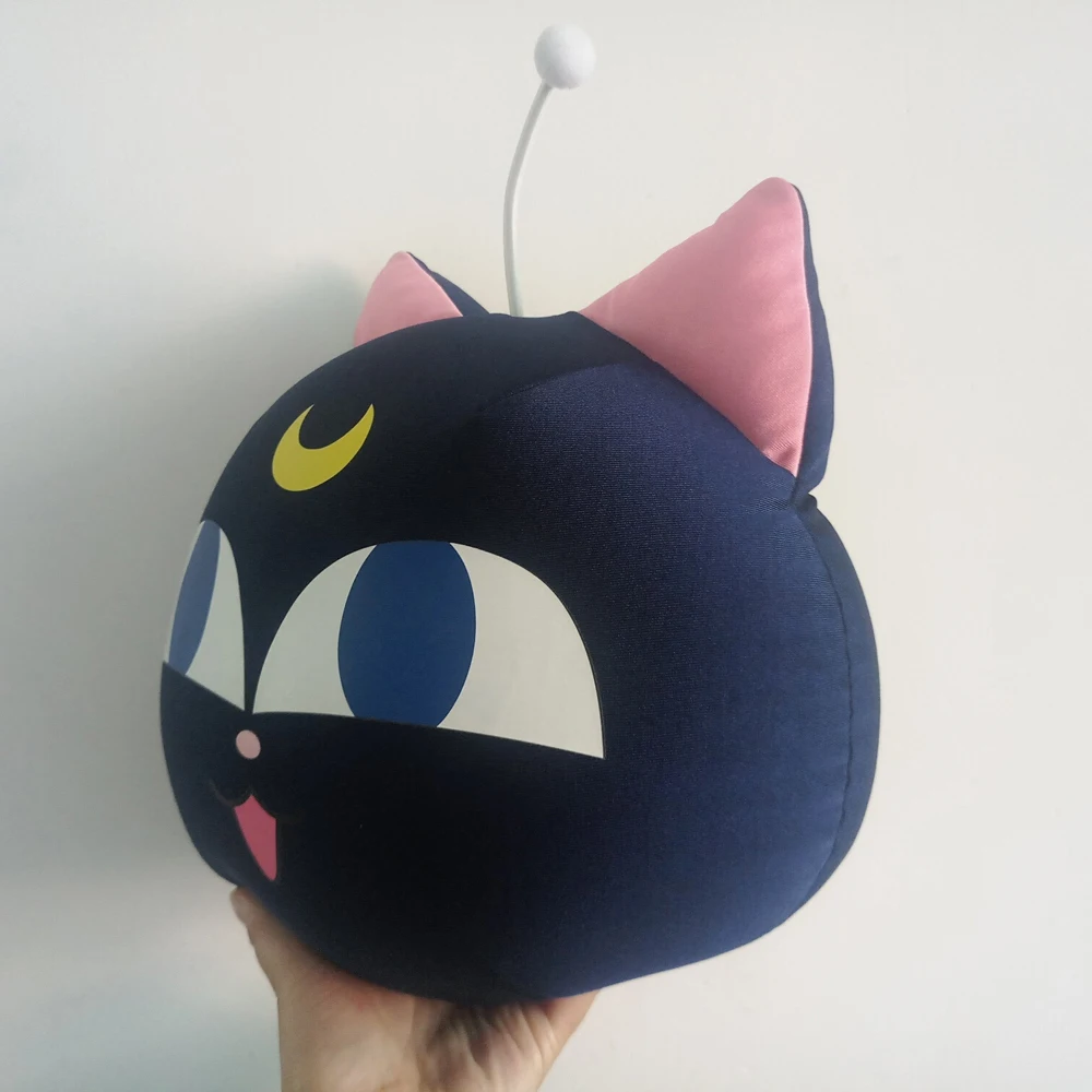 Authentic Anime Sailor Moon 20th Anniversary Luna Cat Stuffed Plush Doll pillow with tags | Игрушки и хобби