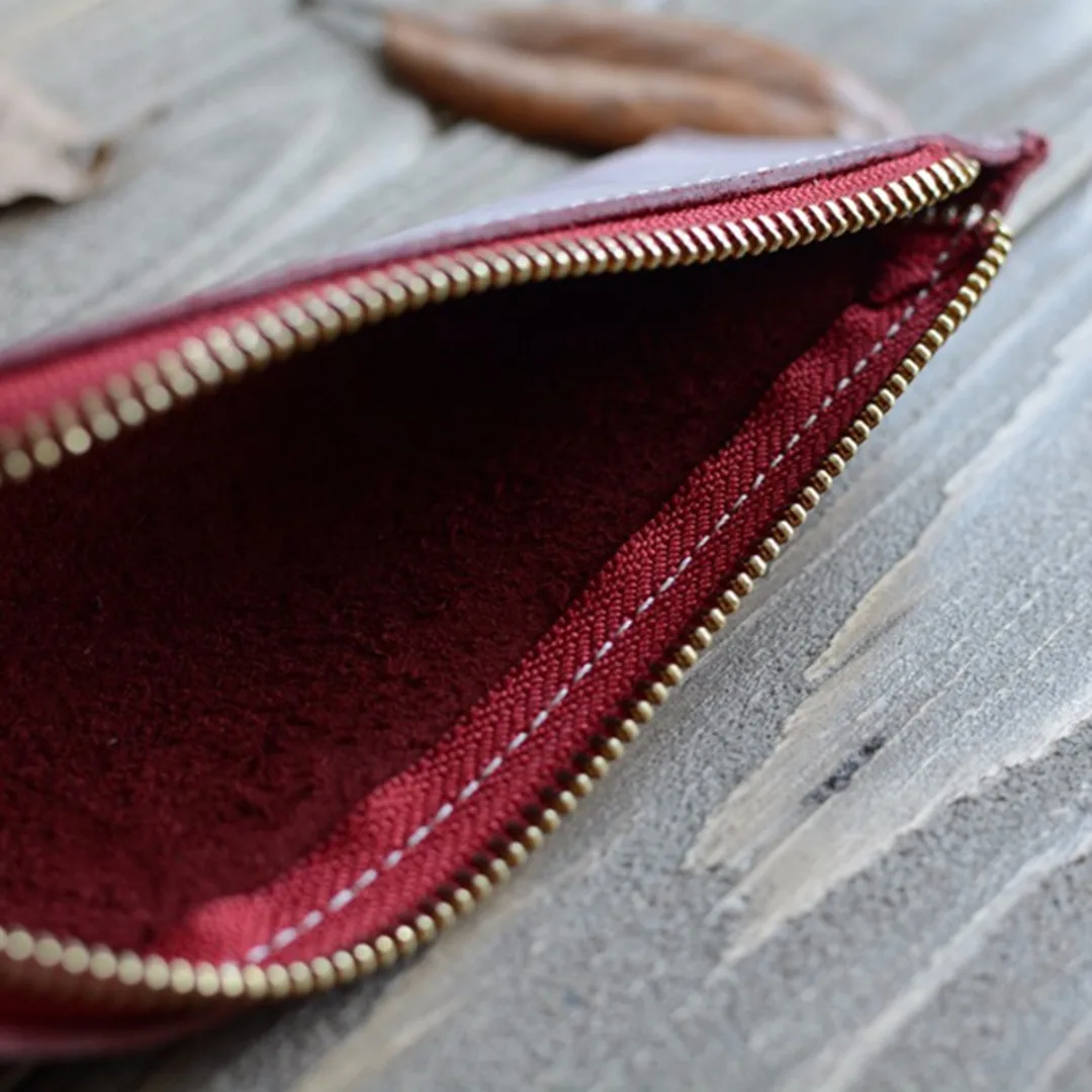 1 шт. кожаный чехол для карандашей на молнии с отделением хранения 217*63 мм | Дом и