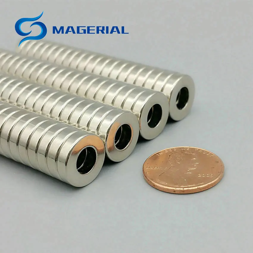12 шт. NdFeB магнит N42 кольцо OD 7x6 35x3 175 мм 1/2 &quotodx1/4&quot id x1/8 &quotтолстые неодимовые