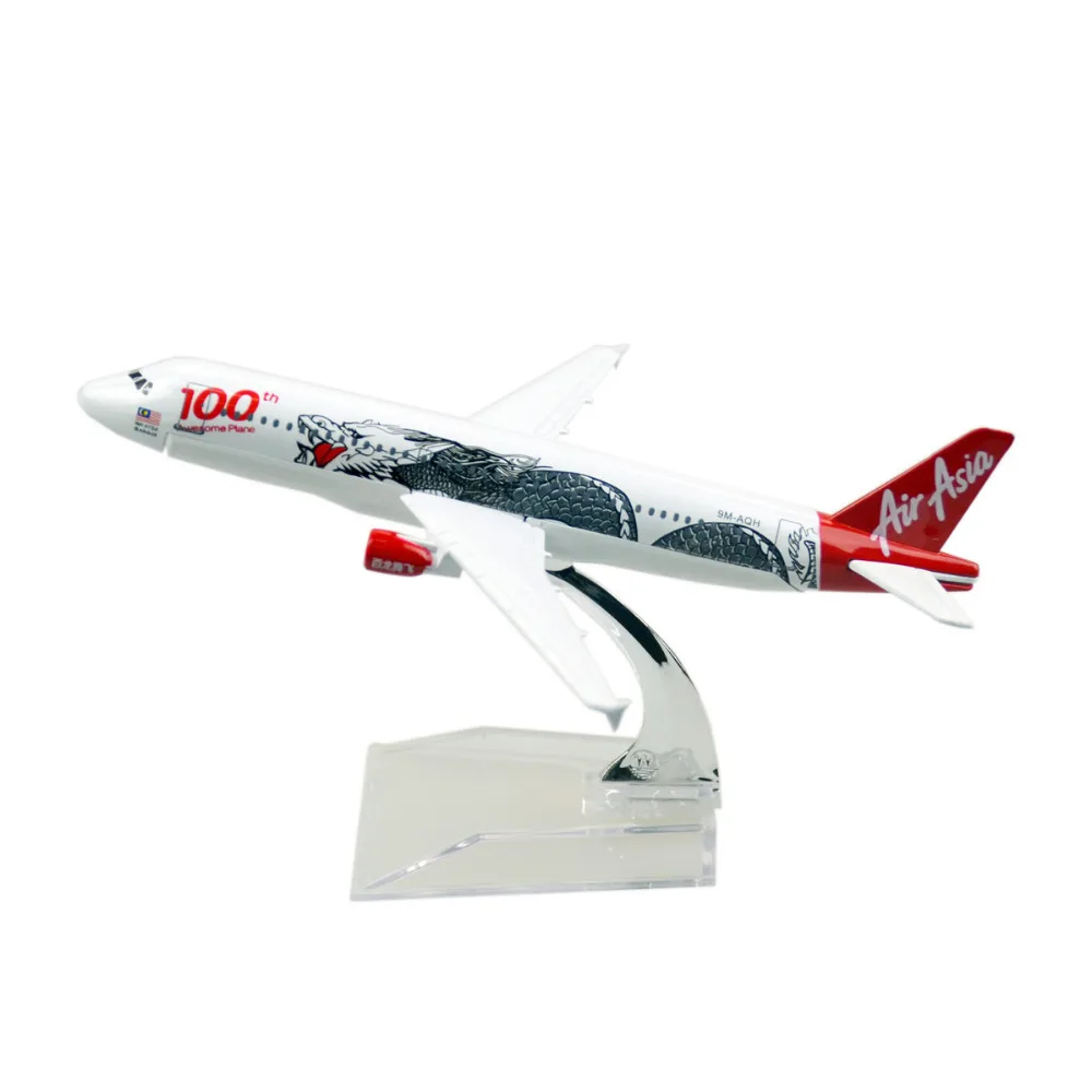 Aisa Air 100 dragon Airbs320 16 см модели самолетов детский подарок на день рождения игрушки