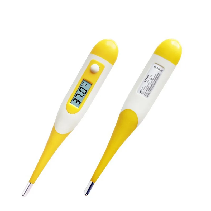 Pen Shape Soft Head Digital LCD Heating Tools Detect Baby Child Adult Body Temperature Measurement
