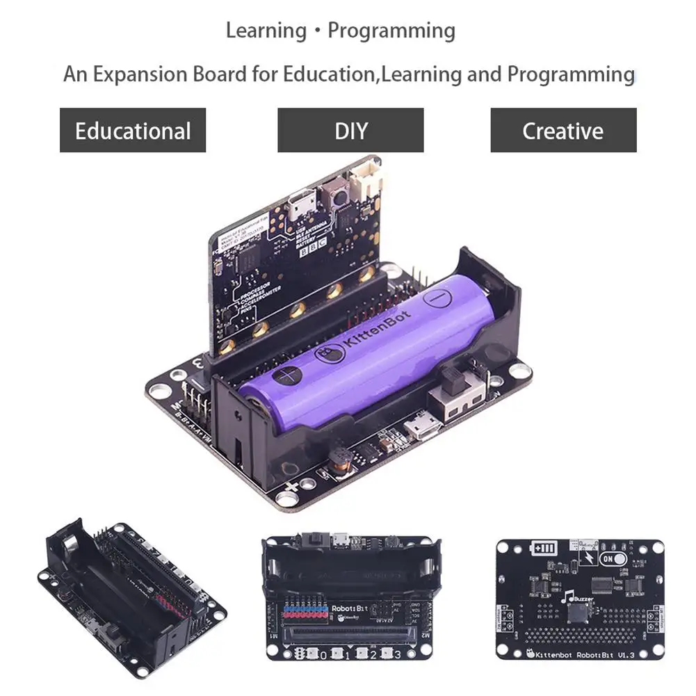 Плата расширения для Microbit Robotbit V2.0 поддерживает Makecode автономный режим