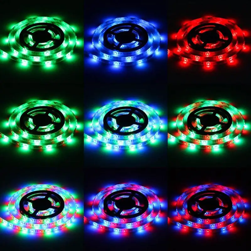 YouOkLight YK0421 10 м 600 Светодиодные ленты свет Водонепроницаемый SMD 3528 гибкие RGB огни строки с 24 Key IR удаленный
