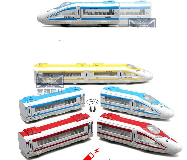 1: 64 игрушки из сплава с магнитным соединением, Harmony No. Модель силового поезда, оттягивающая Металлическая Модель литья под давлением, детские подарки