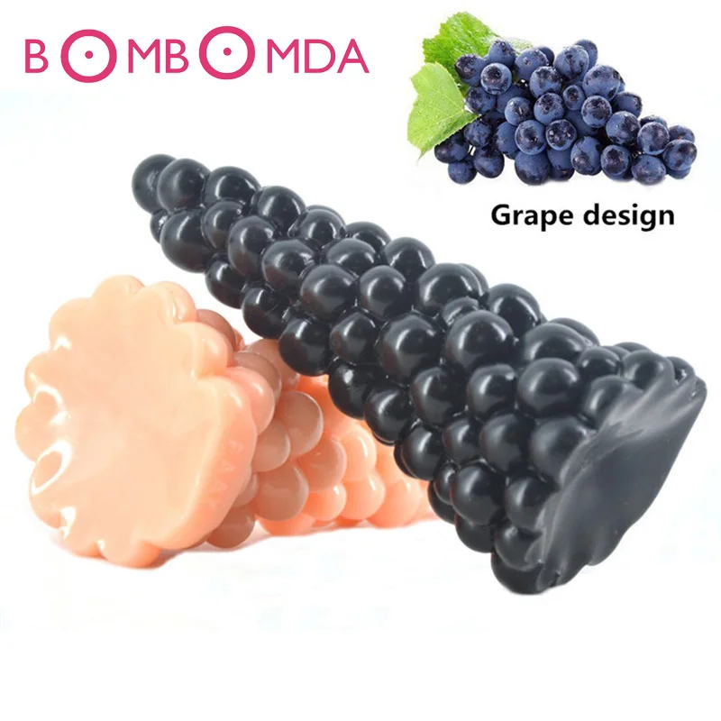 Виноград дизайн фаллоимитатор анальный секс игрушки G спорт Анальная пробка