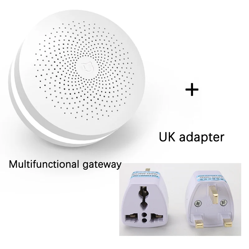 Mijia gateway-UK Xiao mi jia Многофункциональный шлюз 2 Xiao mi умный дом Zigbee WiFi умные устройства mi Home приложение пульт дистанционного управления RGB Ночной светильник - Цвет: Mijia gateway-UK