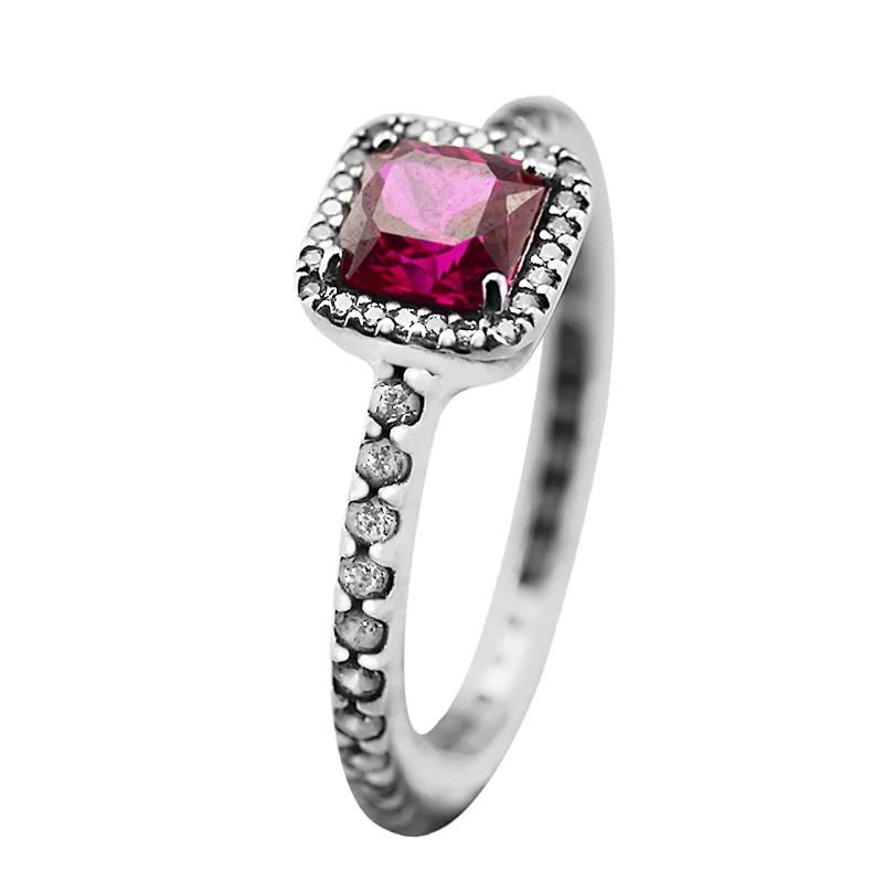 

Ring Timeless Elegance Silver Rings with Ruby for women silver 925 jewelry men 925 sterling silver wedding Ring