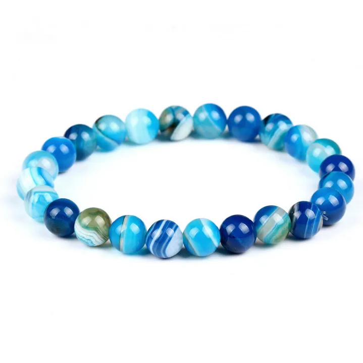 Обсидиан тигровый глаз натуральные камни оникс браслет из ониксовых бусин