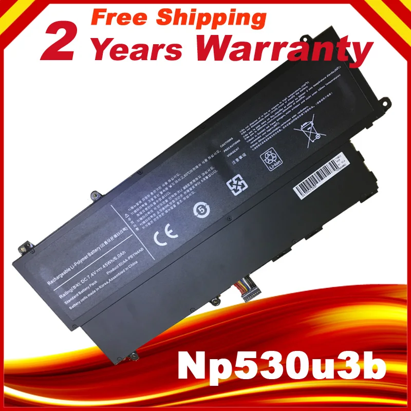 AA PBYN4AB PLWN4AB Аккумулятор для ноутбука Samsung 530U3B A01 530U3C A02 535U3C NP530U3B NP530U3C NP532U3X