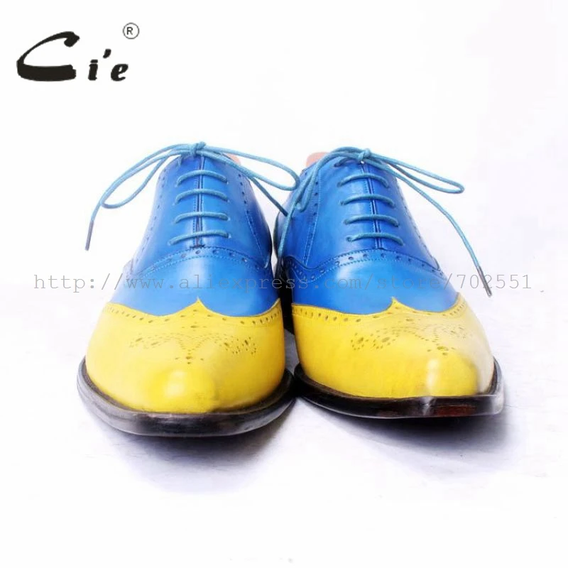 cie BespokeMen Shoe Handmade Men shoe Men's Oxfords Pure Leather Size6-14 Calf Outsole Breathable High Quality OX371 | Обувь