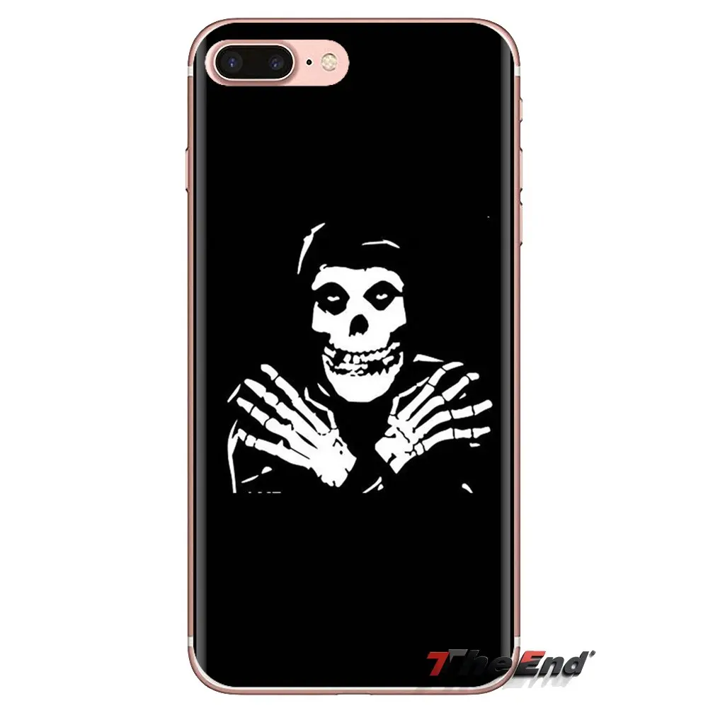 Прозрачный мягкий чехол misfits Rock с принтом для Xiaomi Redmi 4A S2 Note 3 3S 4 4X 5 Plus 6 7 6A Pro Pocophone F1 |