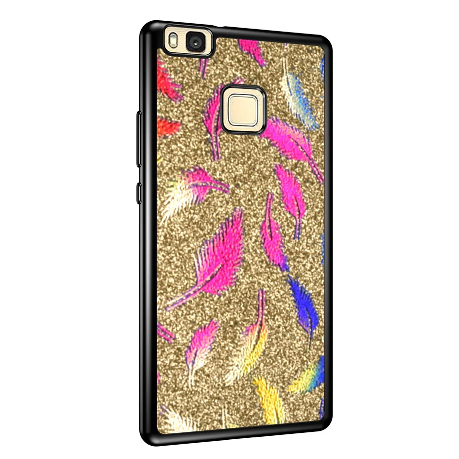 DAGUDON Glitter Cover Case For Huawei P9 Lite Luxury bling Soft Silicone Phone Back 2016 Cases |
