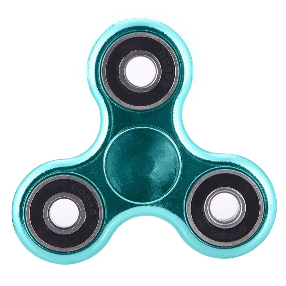 Новый яркий цвет Tri Finger ручной Spinner Спиннер из АБС пластика Cube анти стресс